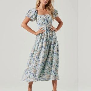 ASTR The Label floral midi dress